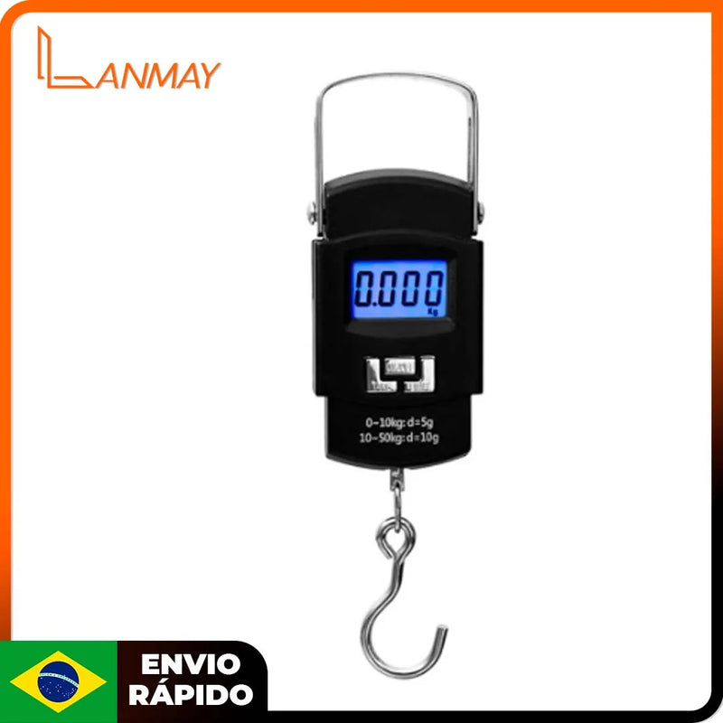 Balança eletrônica digital portátil até 50kg