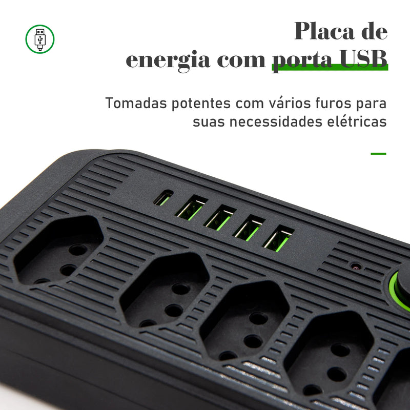 Filtro de Linha 2m USB