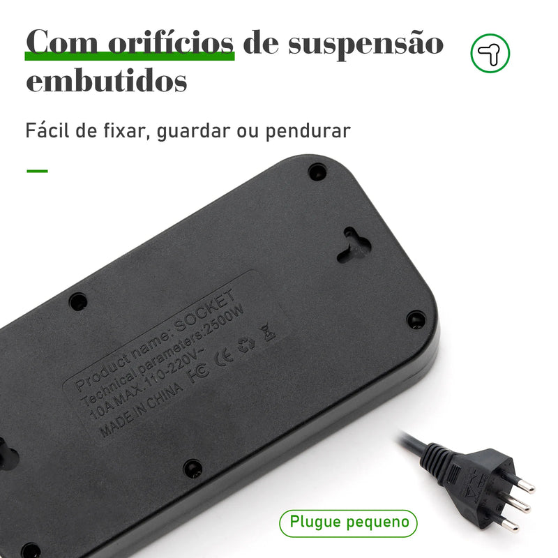 Filtro de Linha 2m USB