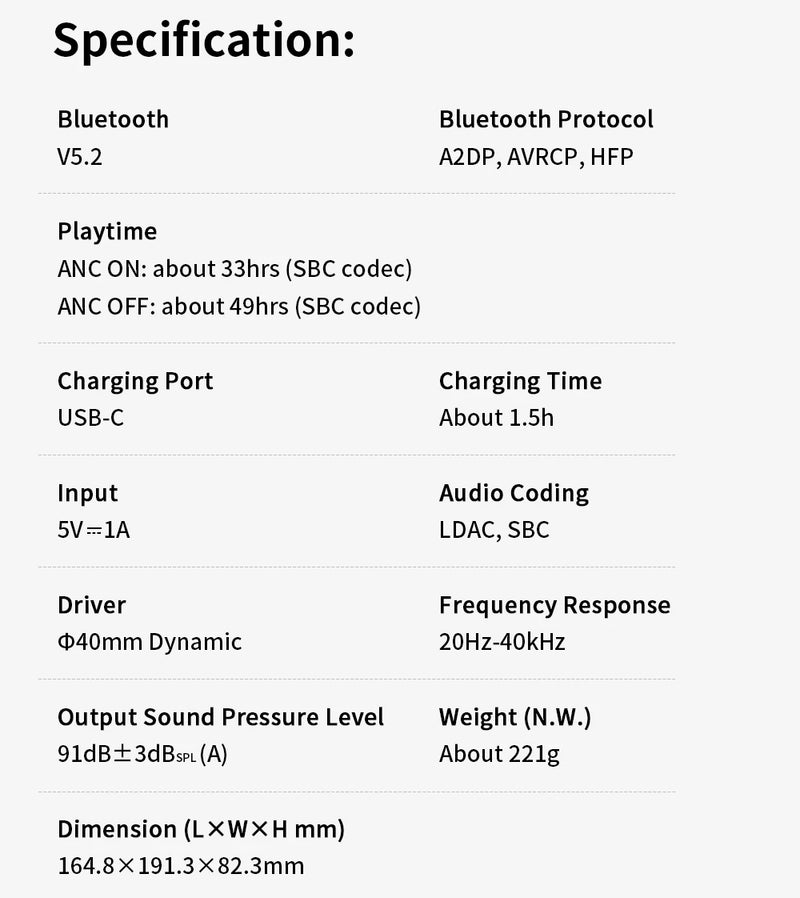 Fones de Ouvido Sem Fio Bluethooth - Com Cancelamento de Ruidos