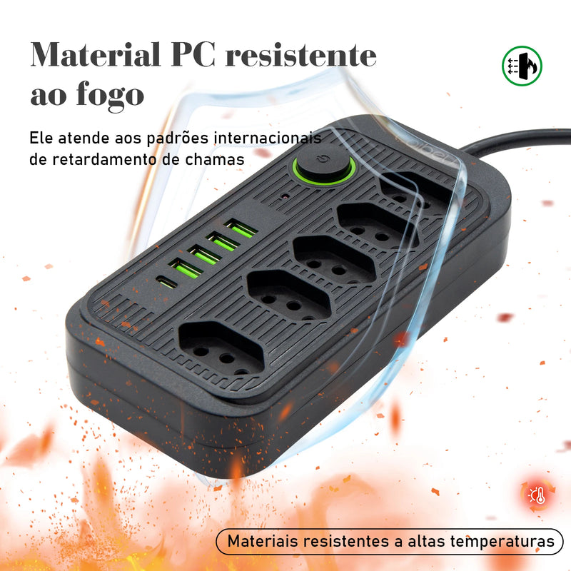 Filtro de Linha 2m USB