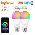 Lâmpada Inteligente Alexa Led Wifi/Bluetooth RGB  110V 220V