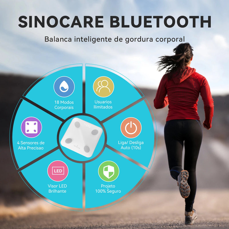 Balança inteligente bluethooth