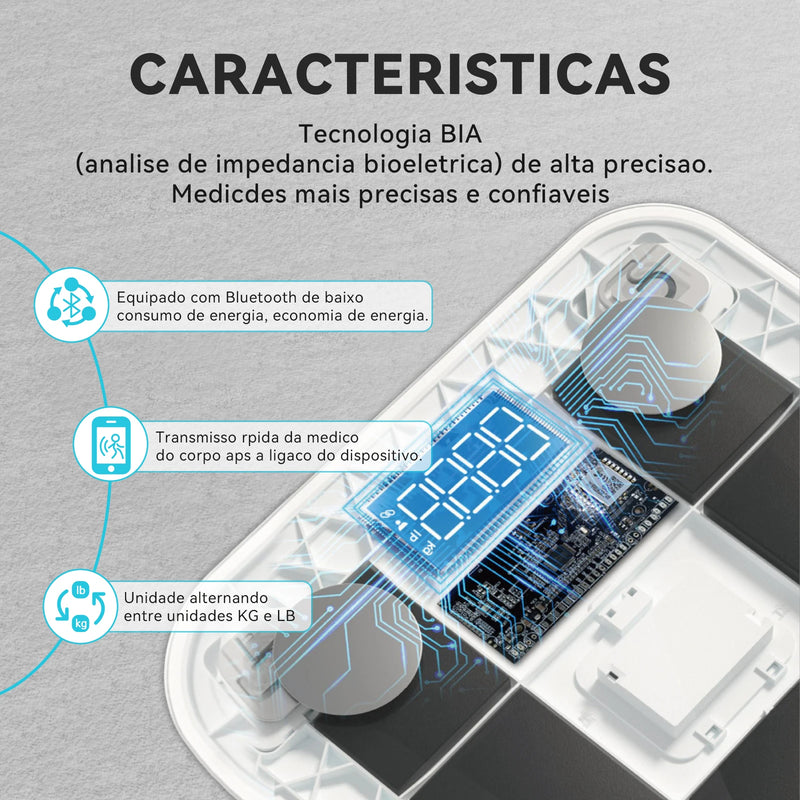 Balança inteligente bluethooth